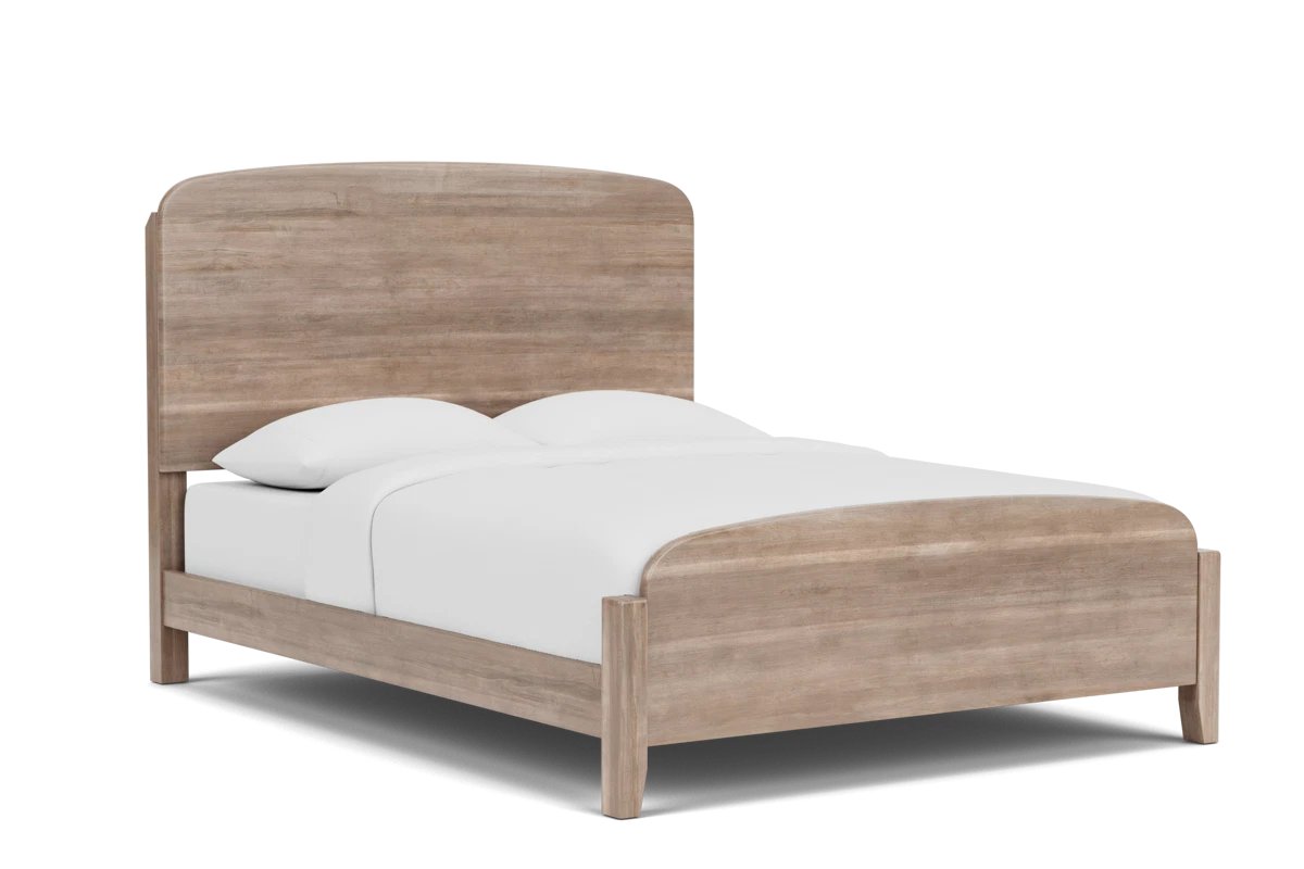 Brighton Maple Pebble Stone Queen Bed placeholder